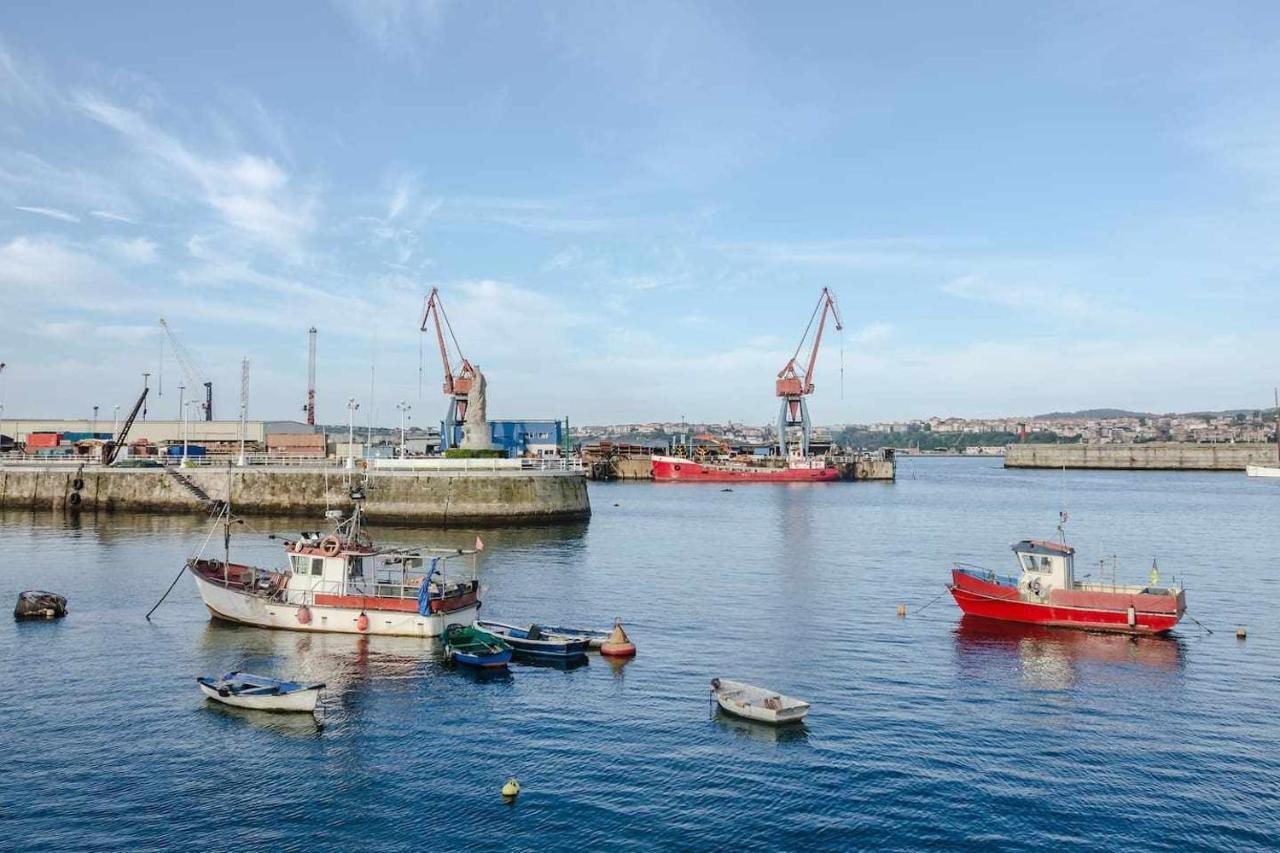 Apartamento Atico Lujo Costa Vasca Bilbao terraza mar yacuzzi Santurtzi Exterior foto