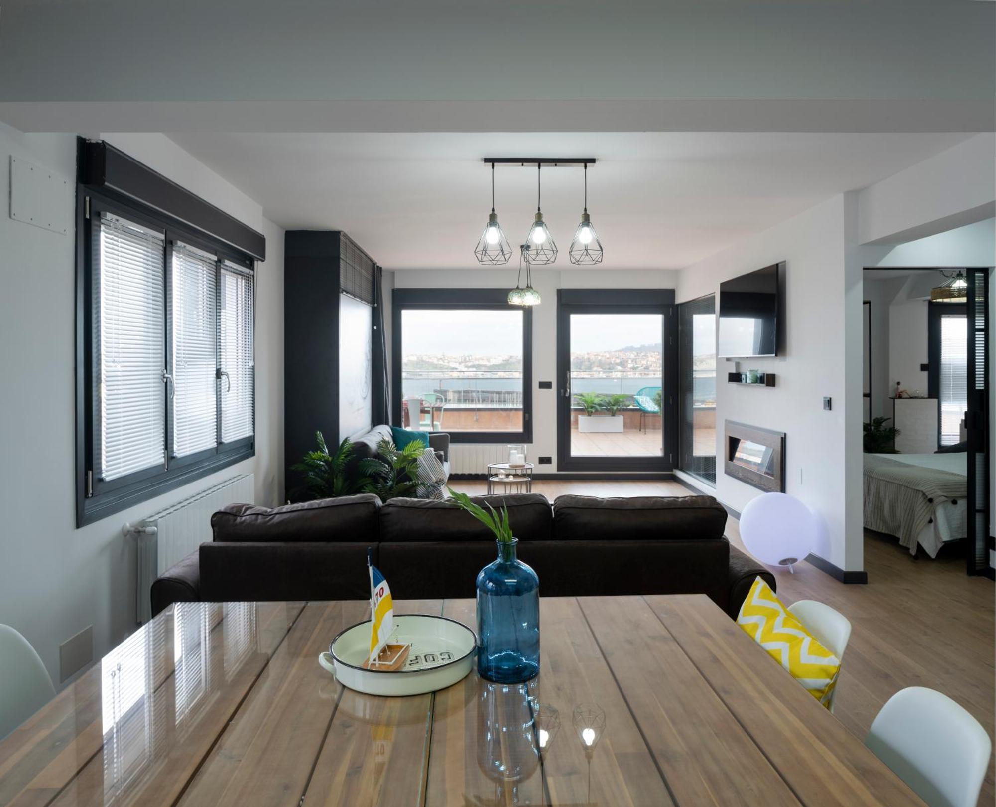 Apartamento Atico Lujo Costa Vasca Bilbao terraza mar yacuzzi Santurtzi Exterior foto