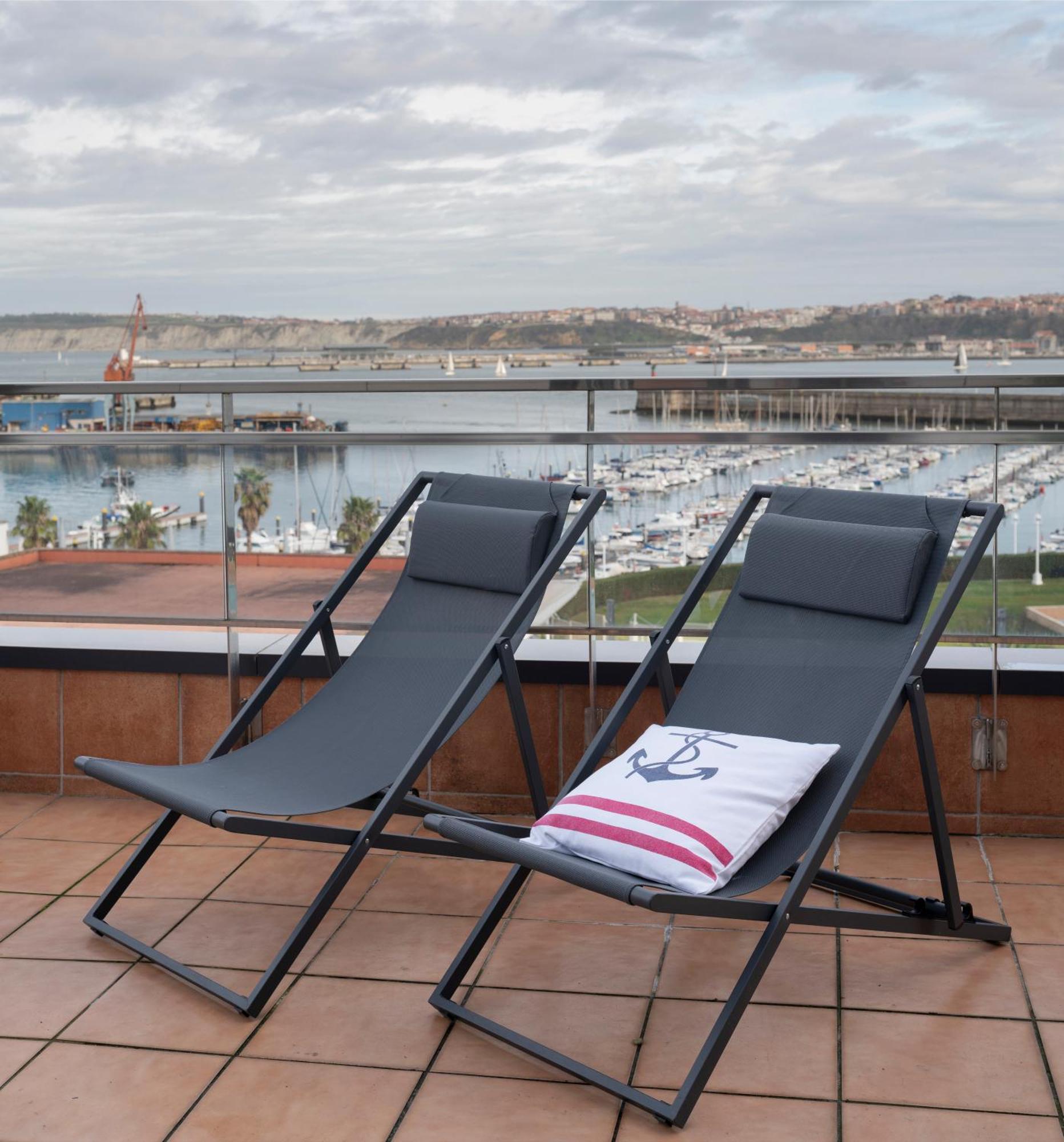 Apartamento Atico Lujo Costa Vasca Bilbao terraza mar yacuzzi Santurtzi Exterior foto