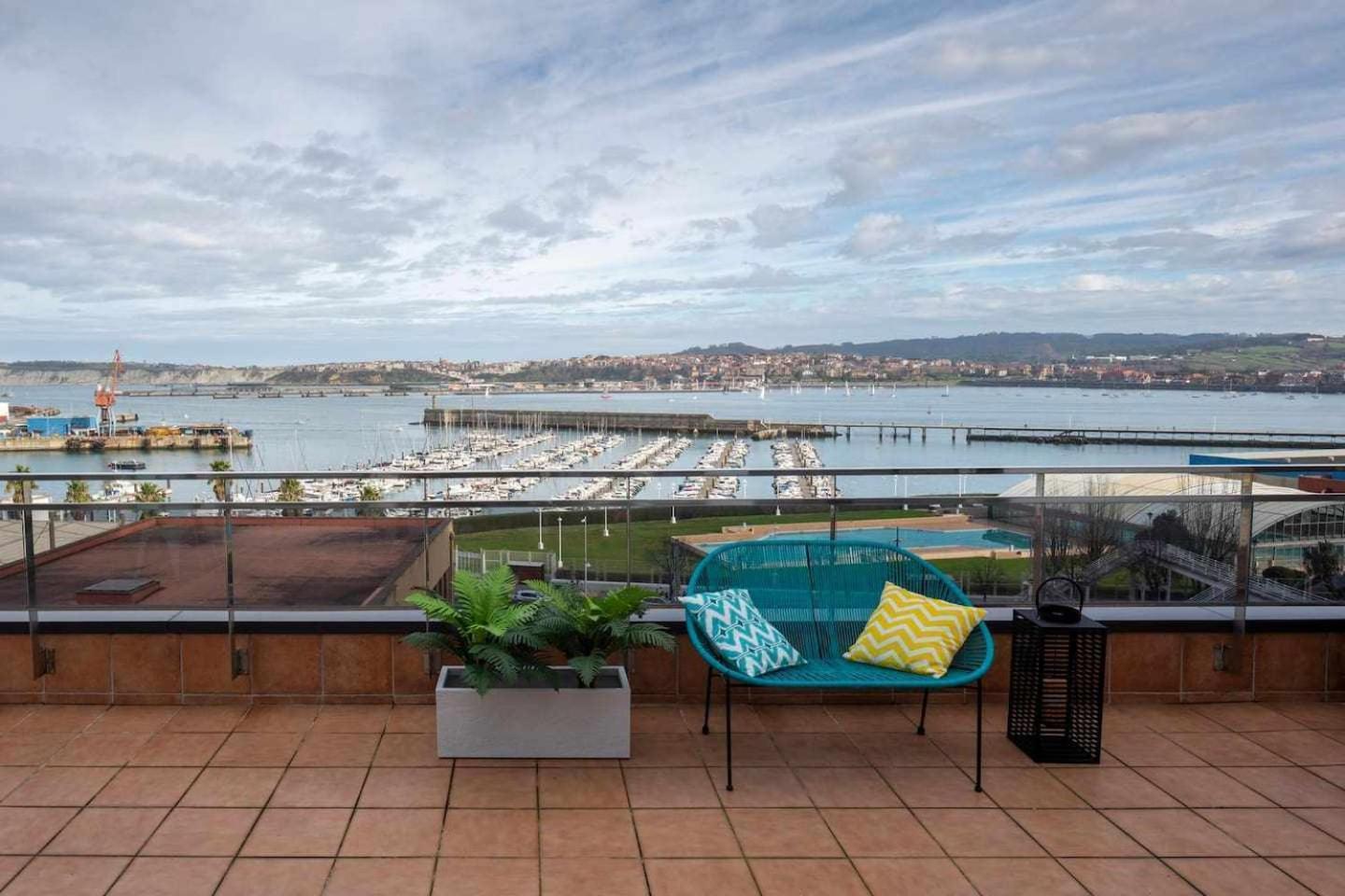 Apartamento Atico Lujo Costa Vasca Bilbao terraza mar yacuzzi Santurtzi Exterior foto